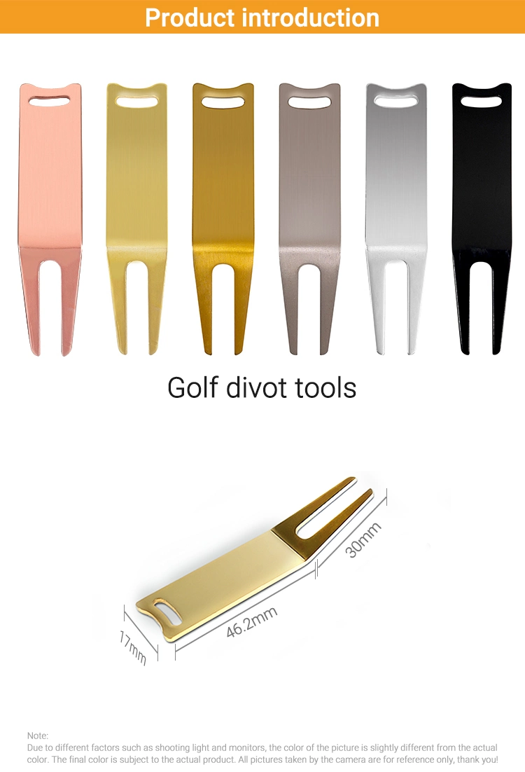 Cheap Blank Golf Digging Tool Cool Bronze Custom Logo