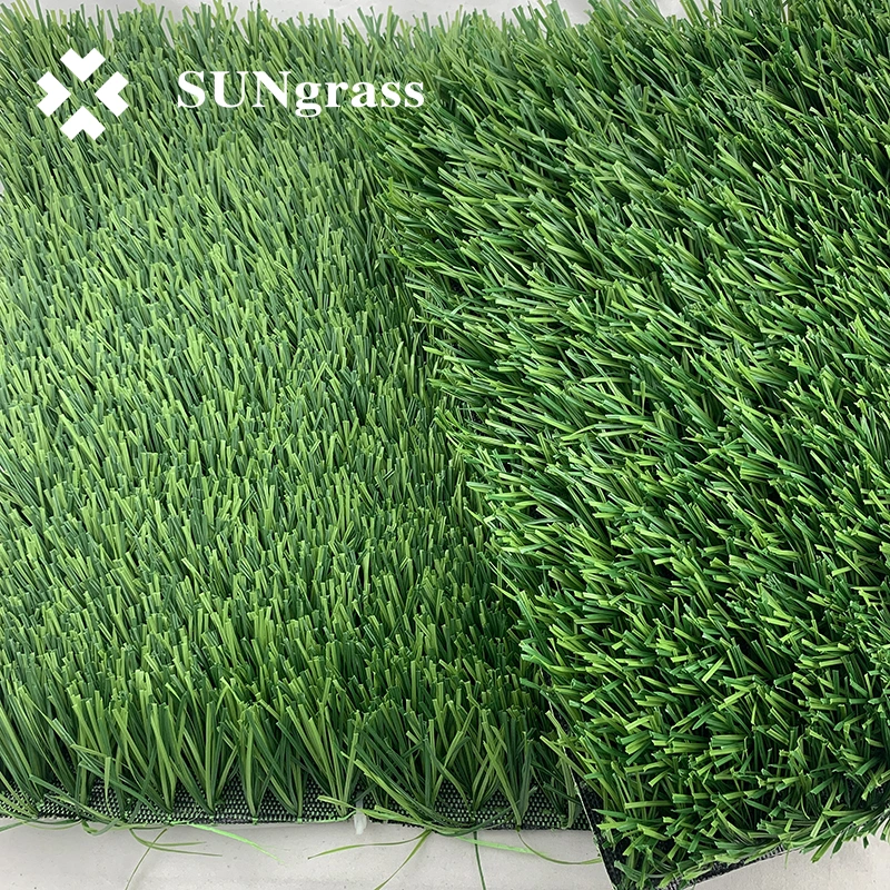 40mm Bicolor Synthetic Turf Carpet Sport Football Artificial Grass